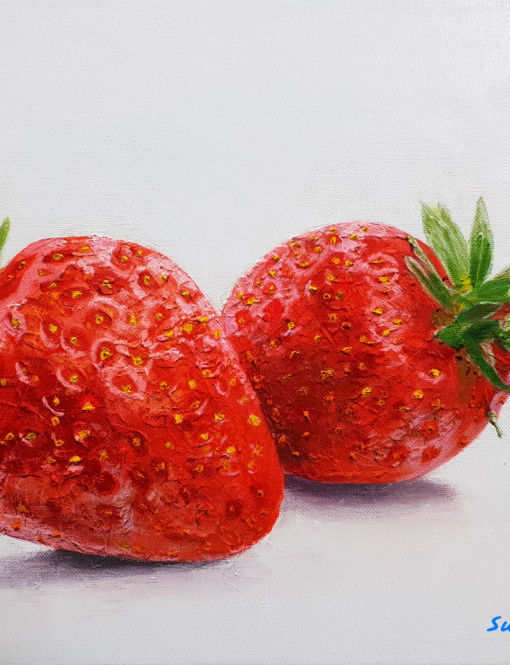 아티스트 양승철_딸기자작프레임벽시계